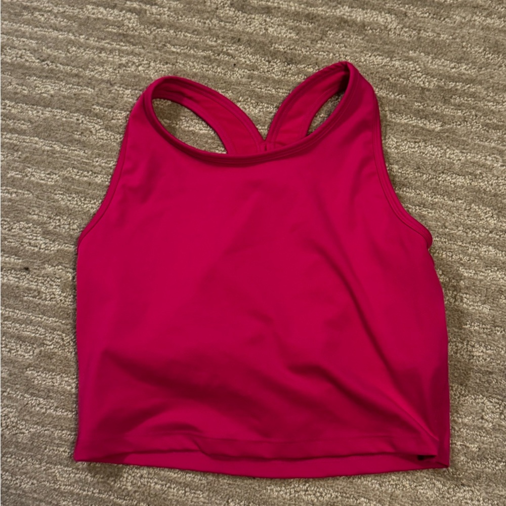 Beyond Yoga Fuchsia Racerback Tank